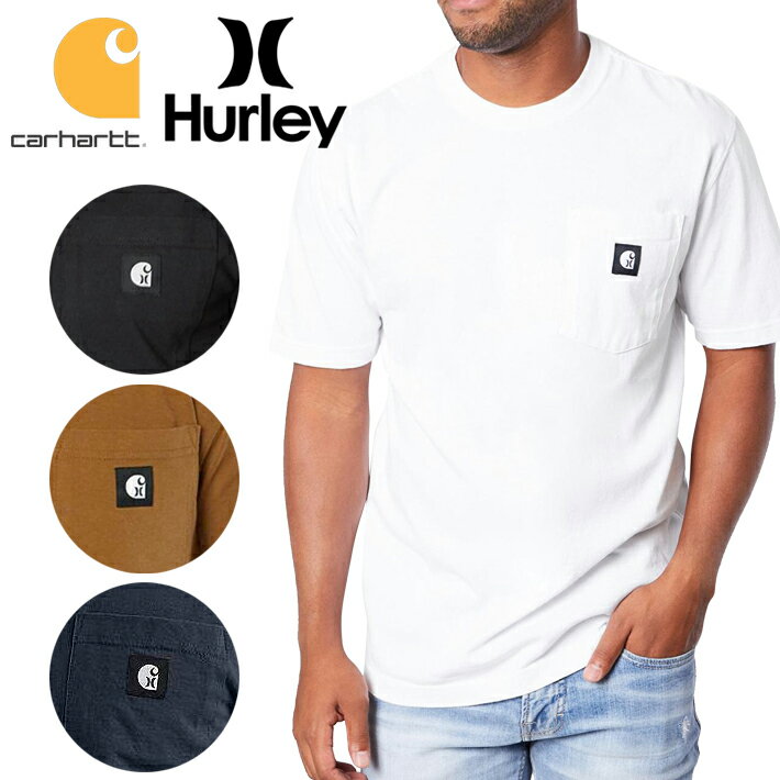 カーハート Tシャツ メンズ CARHARTT HURLEY カーハート ハーレー Tシャツ CARHARTT BFY POCKET TEE SHORT SLEEVE TEE 半袖 ポケットTシャツ おしゃれ