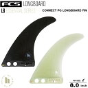 ■FCS II CONNECT PG LONGBOARD FIN 8” Connect は、幅広いボードやコンディションでバランスの取れた フィーリングを提供するように設計されています。 そのため、最新のロングボードやミッドレングスに対応する ドライブ、スピード、レスポンスの組み合わせを提供する、 非常に多用途であると考えられています。 8インチ バージョンは、ミッドレングスとシングル フィン モデルの両方に最適なオプションです。 Connect テンプレートは、さまざまなサイド バイトとも互換性があります。 ■SPEC FIN MATERIAL:Performance Glass SIZE 　　　　8 BASE 　　　 143.1mm DEPTH 202.0mm AREA 19812mm2 SWEEP 33.7° FOIL 50/50 ※メーカー希望小売価格はメーカーカタログに基づいて掲載しています