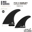 ■FCS2　MID SERIES FCS II HARLEY LONGBOARD TRI FIN SET XXLサイズ テールリリースを容易にするHarleyデザインの小さいシングルフィン。 ■概要 ・ロングボード世界チャンピオン、Harley Inglebyのアスリートフィン ・パフォーマンスロングボード、サーフSUP、2+1セットアップにもおすすめ ・FCS IIフィンシステム用にデザインされています ■FCS IIツールレス・ロングボード・システム ・プレートとスクリューが不要 ・サーフィンの最中にボックス内でフィンの位置を調整できます ・フィンの抜き差しが簡単でフィンキーは不要 ・既存のロングボードボックスに取り付け可能で新しいボックスは必要ありません ■SPEC FIN MATERIAL: Performance Core + AirCore　パフォーマンスコア＋エアコア SIZE 　　　　SINGLE　5.5 BASE 　　　 122.8mm DEPTH 133.7mm AREA 11937mm2 SWEEP 32.1° FOIL 50/50 　　 SIZE 　　　 XXL 　　　 SIDE FIN BASE 117.0mm SIDE FIN DEPTH 126.7mm 　　　 AREA 10923mm2 　　 SWEEP 34.0° FOIL FLAT ※メーカー希望小売価格はメーカーカタログに基づいて掲載しています★FCS2 フィン　すべて見る★ r>