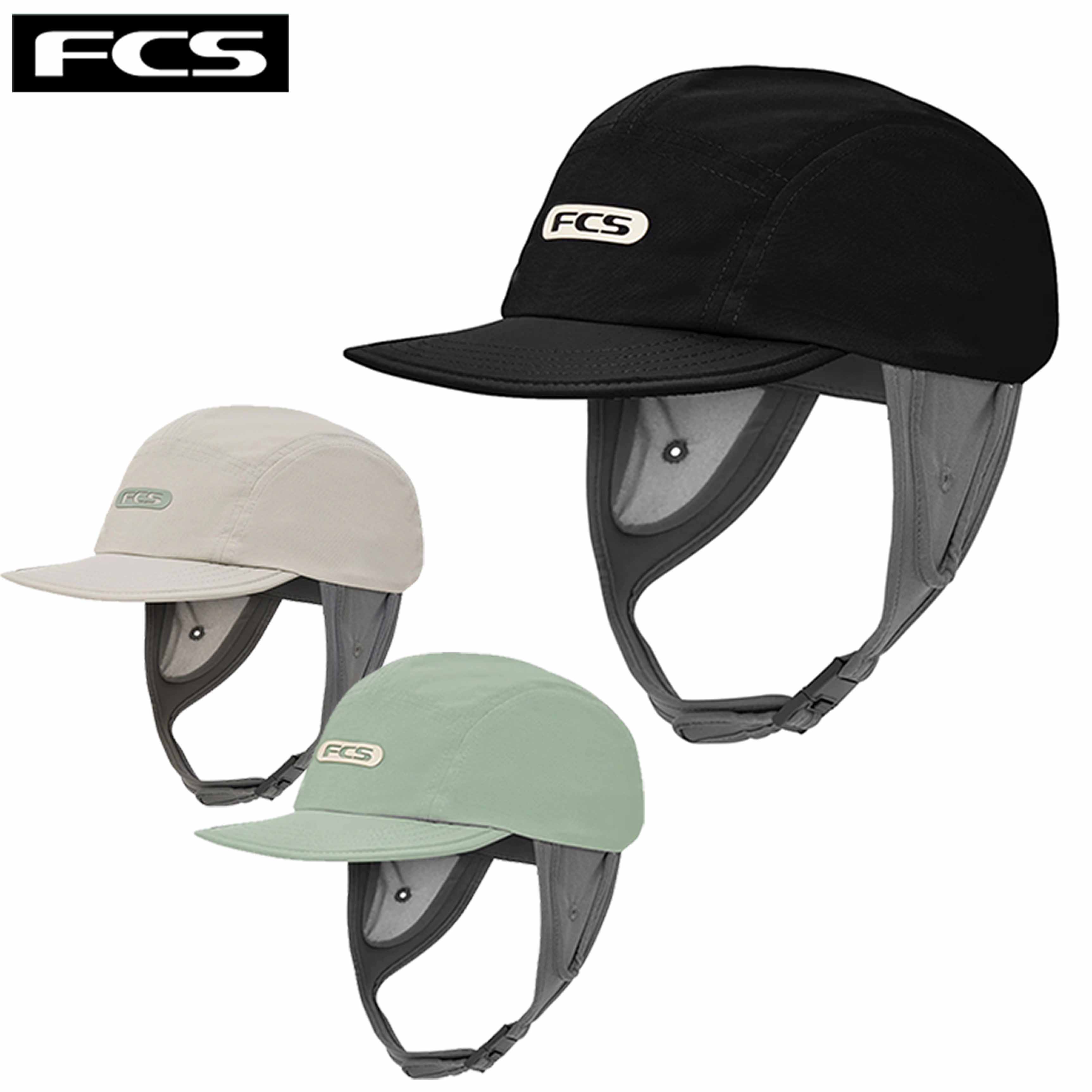 サーフキャップ FCS エフシーエス ESSENTIAL SURF CAP キャップ 日焼け防止 日よけ帽子 サーフィン マリンスポーツ アウトドア 紫外線対策 UVカット