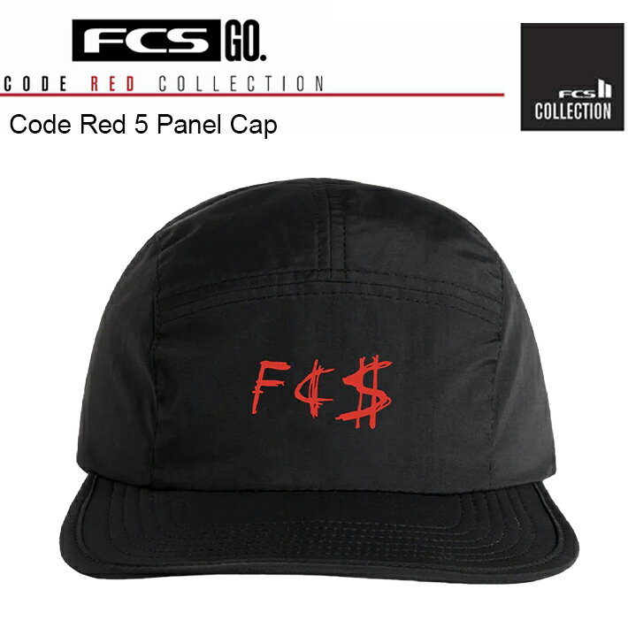 キャップ FCS エフシーエス CODE RED COLLECTION CODE RED 5 PANEL CAP Code Redコレクション 限定キャップ