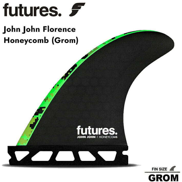 Rakuten - サーフィン フィン FUTURES FIN フューチャーフィン John John Florence Honeycomb (Grom) ジョンジョン・フローレンス /スラスタ−/トライフィンフューチャーフィン 3本セット 送料無料
