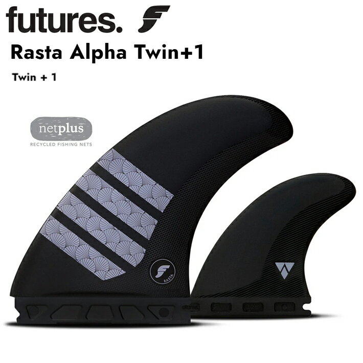 Fin - FUTURES FIN フューチャーフィン Rasta Alpha Twin+1 デイブ・ラストヴィッチ ツイン + 1 ALPHA素材 フューチャーフィン3本セット