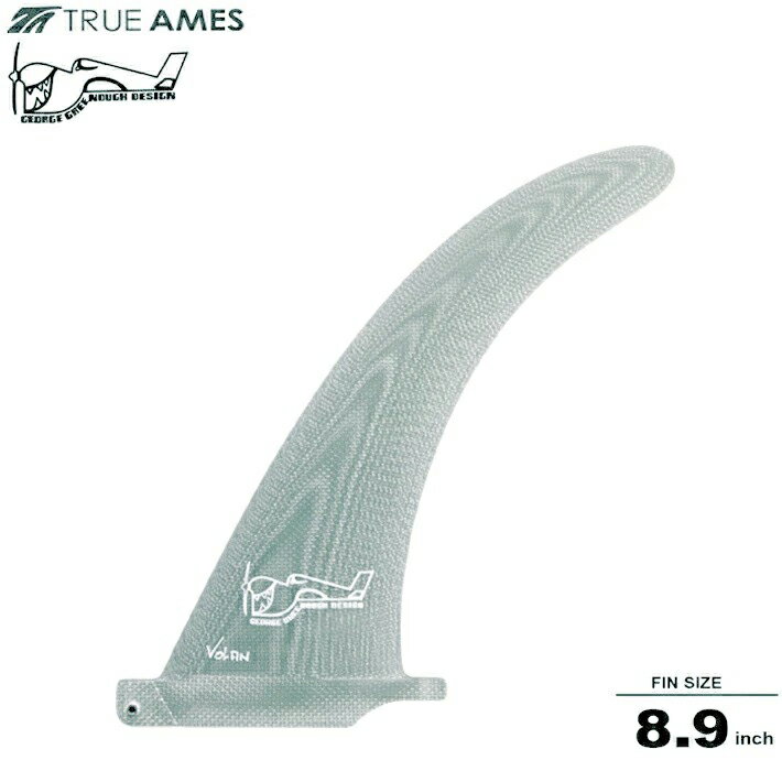 Rakuten - True Ames グリノーフィン トゥルーアムス フィン【GEORGE GREENOUGH Speed Fin VOLAN 8.9”】 ジョージグリノー VOLAN 8.9”ロングボードセンターフィンシングルフィン送料無料！あす楽！