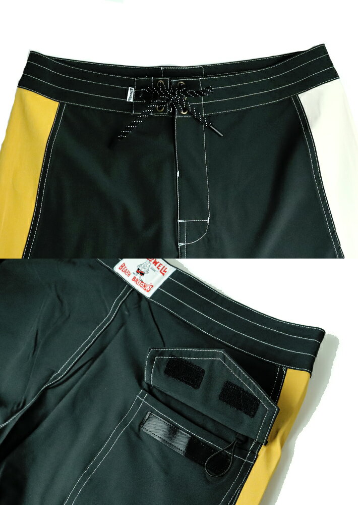 ボードショーツ BIRDWELL ”BIRDIE BOARDSHORTS” 2BS1-0091-BK13 30インチ バードウェル 水着 海パン ウォークショーツ 短パン メンズ