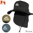 Poler Outdoor Stuff ポーラー アウトドア スタッフ 2WAY LONG BRIM SUNGUARD HAT 折り畳んで収納することができるサンガードを備えたブリムハット。 大きめのツバとサンガードで強い日差しをしっかりとガード。 しかも、ドローコードやツバをボタンで止める機能などがあり、自分なりのカブり方が出来る点もぜひ注目してもらいたい。 カラー BLACK , COYOTE , GREY サイズ 高さ：8.5cm x ツバ：8.5cm 素材 ポリエステル100％ その他のPOLERアイテムはこちら！ ※代引きでご注文頂いた場合、自動的に宅配便での発送となりますので予めご了承願います。 ※メール便以外で配送をご希望の場合、別途地域別配送料が加算されますので予めご了承願います。 ※メール便での保障は一切お受けできませんので、保障のある郵送をご希望の方は宅配便をご希望下さい！ ※採寸は十分注意を払って行っておりますが、多少の誤差がある場合がございます。ご了承ください。 ※店頭でも同時に販売していますので万一、売り切れの場合はメールにてお知らせいたしますので、ご了承ください。 ※商品写真のカラーについては、ご利用のパソコンや携帯電話などの環境によって、 実物と多少異なる場合があります。あらかじめご了承下さい。 ※メーカー希望小売価格はメーカーカタログに基づいて掲載しています【POLeR】 フォトグラファーのBenji Wanger と映像クリエーターのKhama Vellaの2人がディレクションする「POLeR」。彼らの周りに数多くいるサーファー、スケーター、スノーボーダーのライフスタイルをミックスした新感覚アウトドアブランドとして2011年に立ち上がった。ブランド発祥の地であり自然とアートが密接な関係 にある、ポーランド/オレゴンの空気感がミックスされた、自由で遊び心満載な「POLeR」ならではのアイテム群を展開している。