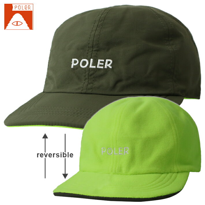 楽天TRICKY　WORLD　OSAKAフリース 帽子 キャップ Poler Outdoor Stuff ポーラー Reversible Fleece Cap キャンプ アウトドア 登山 釣り 男子 女子 かわいい 秋 冬 山 登山 雪 スノーボード