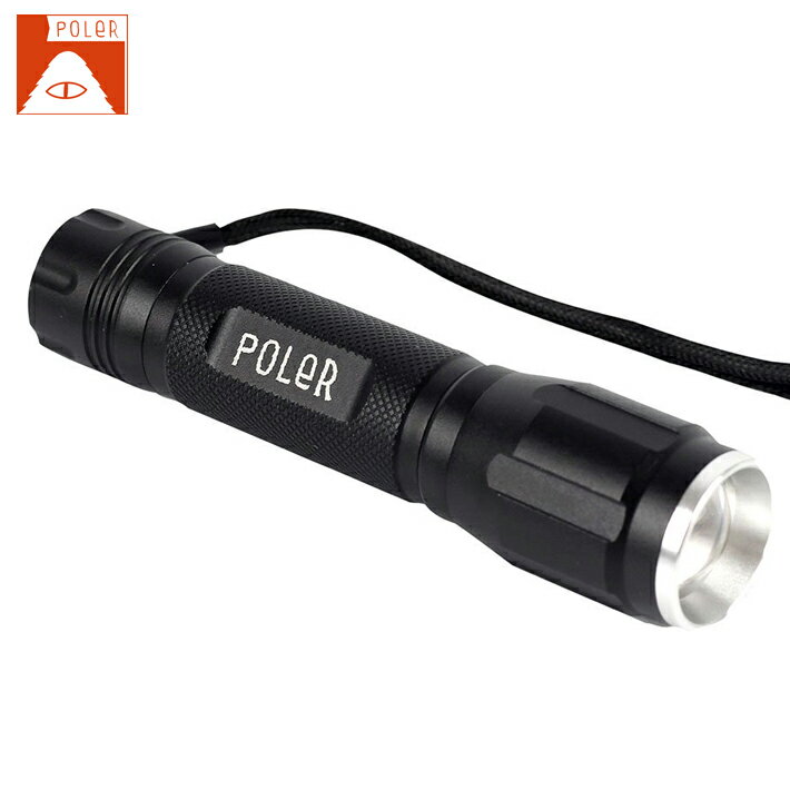 【楽天スーパーSALE】懐中電灯 POLeR OUTDOOR STUFF ポーラーアウトドアスタッフ POLER FLASHLIGHT ハンディライト ライト キャンプ アウトドア 野外フェス