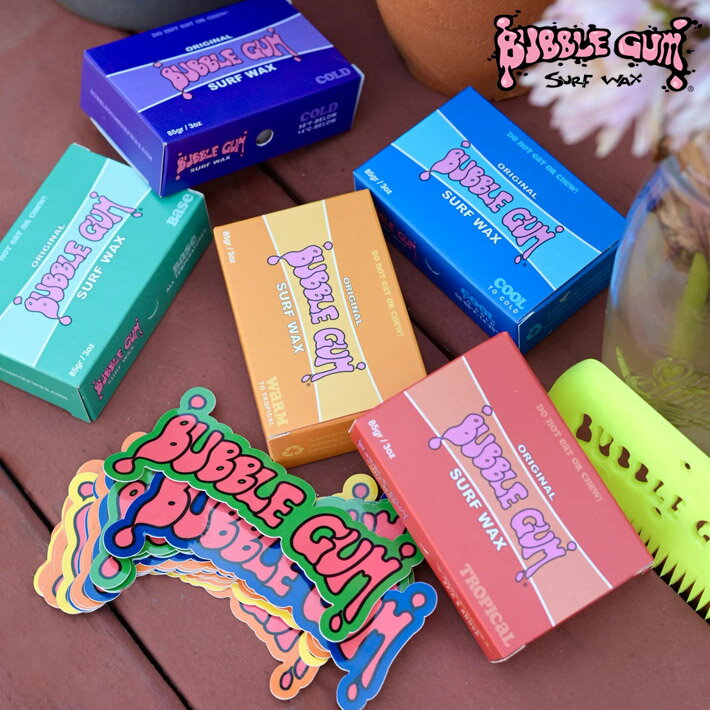 サーフィンワックス Bubble Gum ”Original Formula” Surf Wax Box Cold バブルガム オリジナル サーフワックス