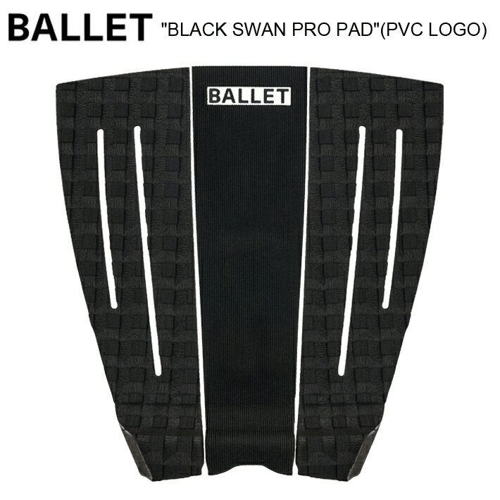 BALLET GRIP COMPANY ”BLACK SWAN PRO PAD” (PVC LOGO) オーストラリア NSW発 サーフィン デッキパッド 3ピース サーフボード マリンスポーツ