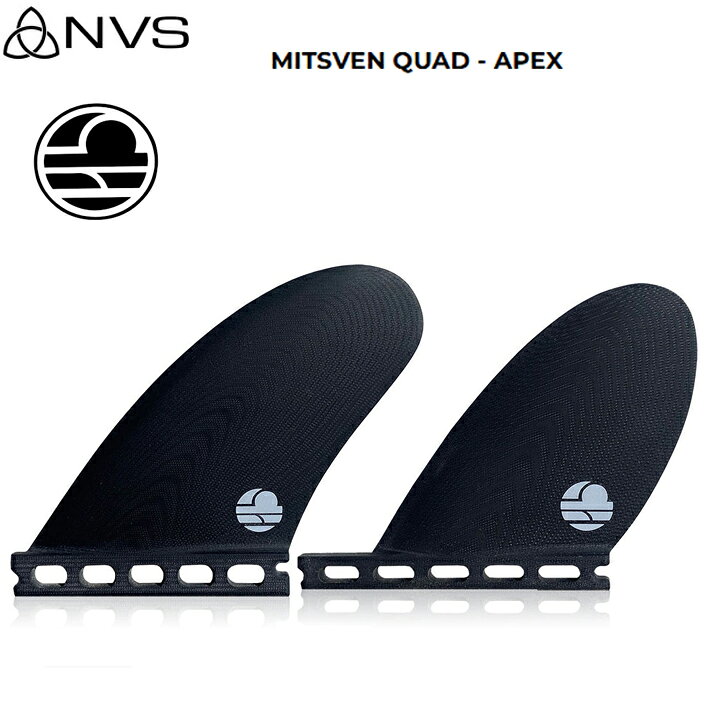 NVS SURF FINS NVSフィン MITSVEN QUAD- APEX (Single Tab) ミツベン クワッドフィン カリフォルニア、サンディエゴ発のFinブランド