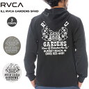 長袖フード付きサーフTシャツ RVCA ルーカ メンズ ILL RVCA GARDENS SFHD 日差しから肌を守るUVプロテクション(UPF50)を備えたジップアップフーディ(4)
