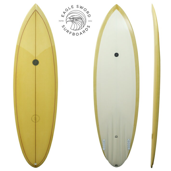 Eagle Sword Surfboards イーグル ソードサーフボード NKA 6’6” FIN付き Hand shaped custom surfboards made in Australia by Ash Ward 日本初上陸！※別途送料