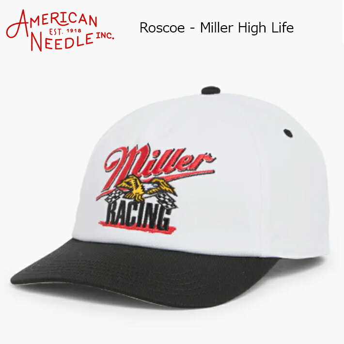 キャップ AMERICAN NEEDLE アメリカンニードル Roscoe - Miller High Life 1918年に創業のアメリカの老..