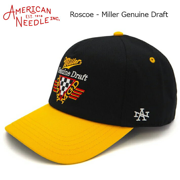 キャップ AMERICAN NEEDLE アメリカンニードル Roscoe - Miller Genuine Draft 1918年に創業のアメリカ..