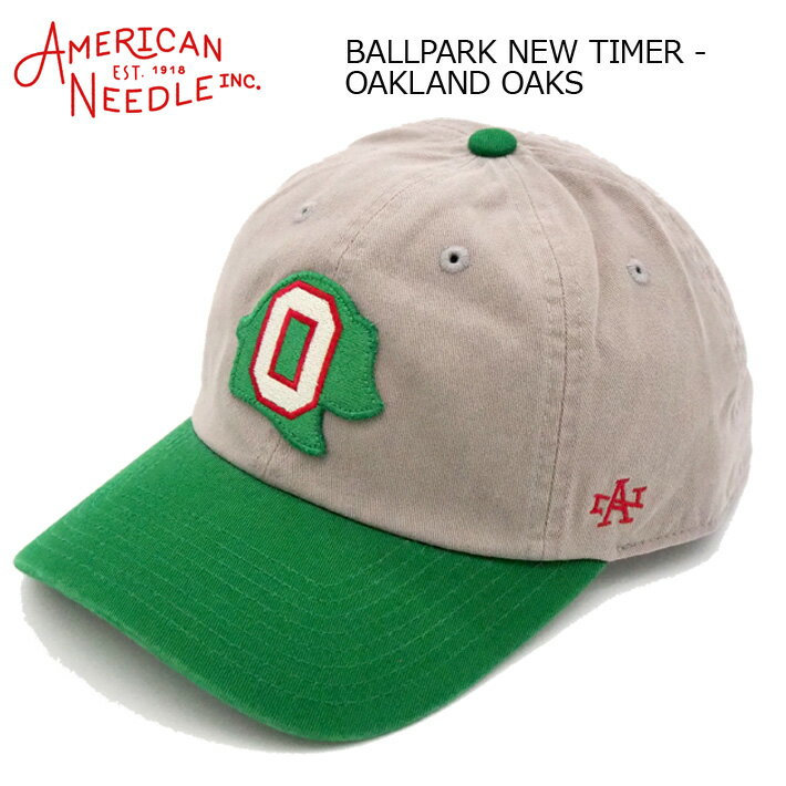 Rakuten - キャップ AMERICAN NEEDLE アメリカンニードル BALLPARK NEW TIMER - OAKLAND OAKS 1918年に創業のアメリカの老舗キャップブランド ビンテージベースボールキャップ メンズ 帽子 6パネル レトロ