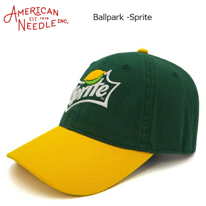 Rakuten - キャップ AMERICAN NEEDLE アメリカンニードル Ballpark -Sprite 1918年に創業のアメリカの老舗キャップブランド スプライト キャップ スナップバック