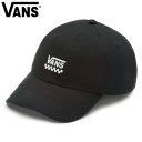 VANS ヴァンズ バンズ Court Side cap Black キャップ 帽子 シンプル おしゃれ かわいい 男女兼用 メンズ レディース