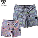 ボードショーツ VISSLA ヴィスラ ”MINDS EYE 17.5” ECOLASTIC” M1201MIN2301 メンズ ボトムス 水着