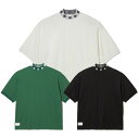 Captains Helm Golf : Cph/golf Overlap Logo Jaquard Mock Neck Tee キャプテンズヘルム ゴルフ オーバーラップ ロゴ ジャガード モック ネック ティー