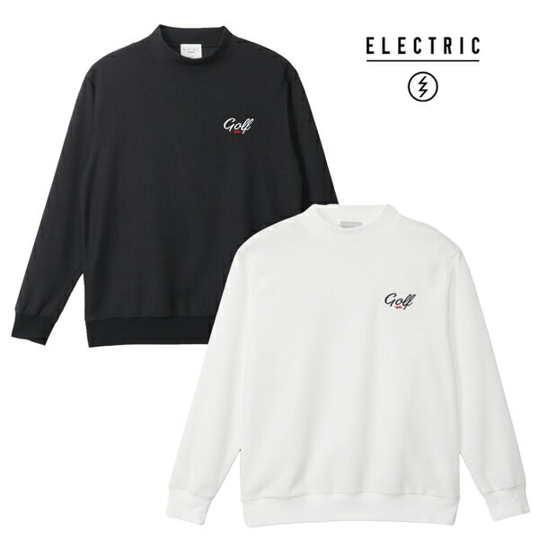 Rakuten - Electric Golf Logo Embroidery Mock Neck Thermal エレクトリック ゴルフ ロゴ エンブロイディー モックネック サーマル