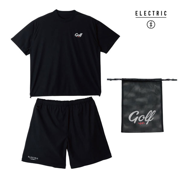 Rakuten - Electric Stretch Mock Neck S/S Tee / Shorts Set Up エレクトリック ストレッチ モックネック ショートスリーブ ティー / ショーツ セットアップ