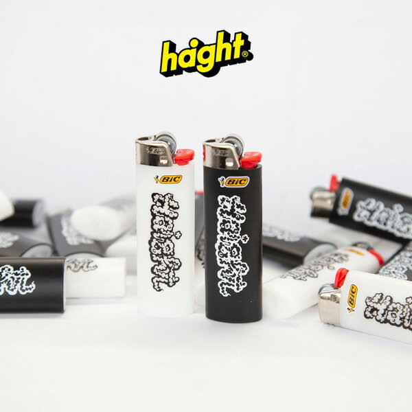 Haight Smoke Logo Bic Lighter 