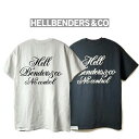 Hellbenders&Co Lettering Ss Tee wx_[X ^O V[gX[u