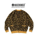 20%off!! Magic Number Leopard Cardigan Knit }WbNio[ Ip[h J[fBK jbg