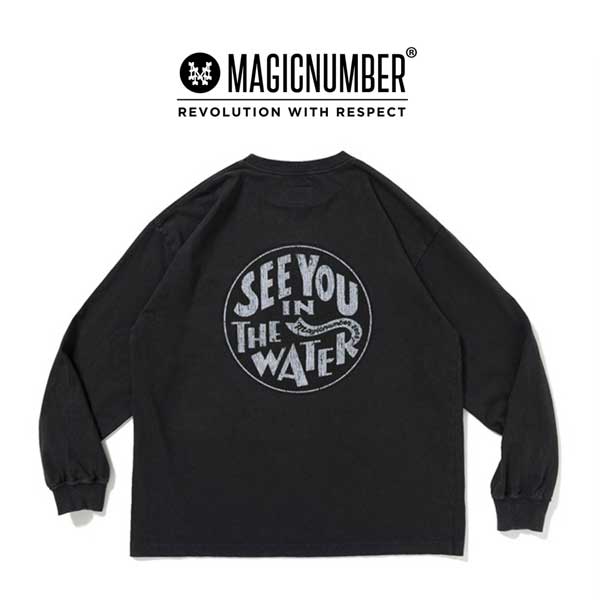 Magic Number See You In The Water Xv Us Cotton L/S T-Shirt マジックナンバー シーユー インザ ウォーター ユーエスコットン ロングスリーブ Tシャツ