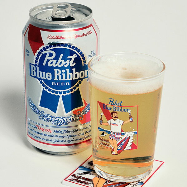 Rakuten - Pabst Blue Ribbon × Captains Helm Cheers Glass パブストブルーリボン × キャプテンズヘルム チェアーズ グラス