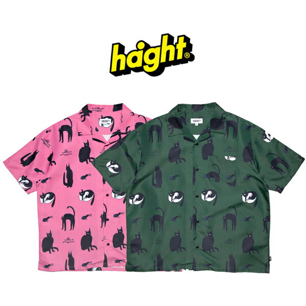 Rakuten - Haight Kb Cats Open Collar Shirt ヘイト ケービー キャッツ オープンカラー シャツ
