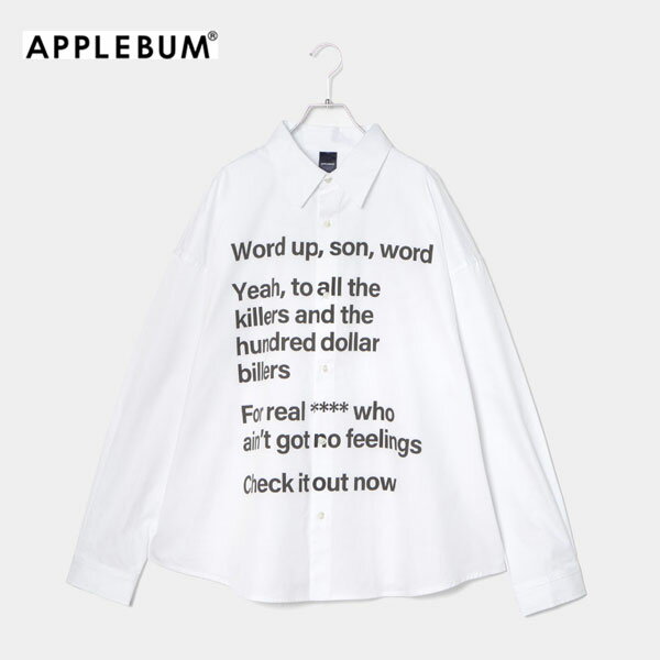 Applebum “Infamous Intro” L/S Shirt アップルバム “インフェイマス” ロングスリーブ シャツ
