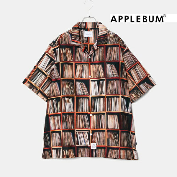 Applebum VINYL SHELF ALOHA SHIRT アップルバム ヴァイナルシェルフアロハシャツ
