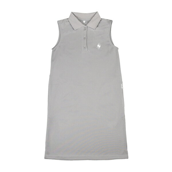Captains Helm Golf [Women] Thunder Stipes No Sleeve Polo One Piece キャプテンズヘルム ゴルフ [ウーマン] サンダー ストライプ ノー スリーブ ポロ ワン ピース