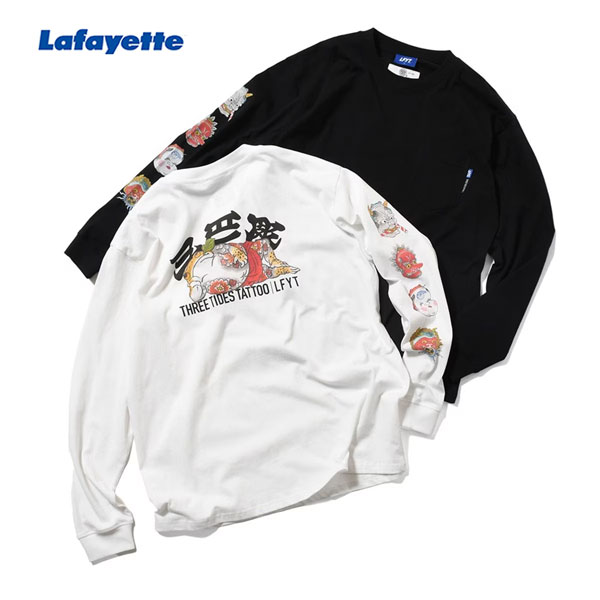 Rakuten - LFYT x THREE TIDES TATTOO HORIMATSU L/S Tee エルエフワイティー × スリータイズタトゥー ホリマツ ロングスリーブ ティー