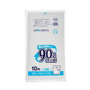 再生原料入りポリ袋 ジャパックス RYM99 90L 半透明 0.03mm 300枚 10枚×30冊(ケース販売)