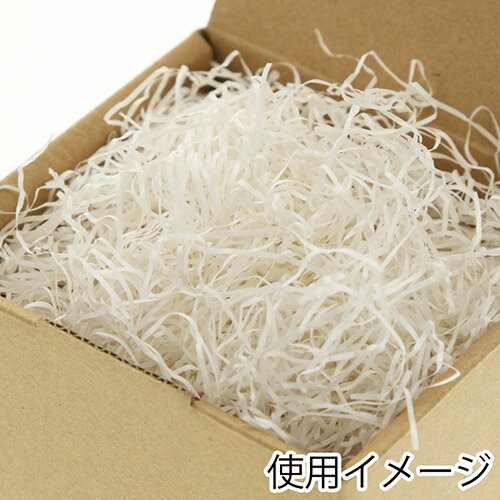 【メール便対応】HEIKO 緩衝材 紙パッキン 40g入 白 バレンタイン ホワイトデー 2