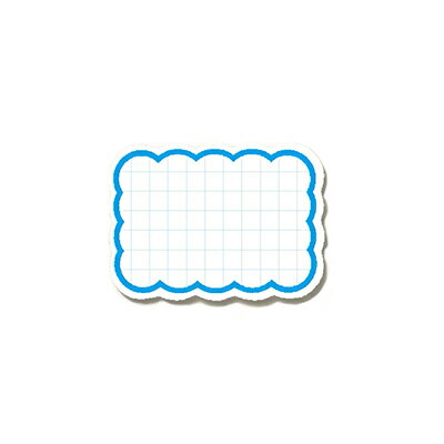 【メール便対応】HEIKO 抜型カード 雲 S B 50枚 ブルー 青