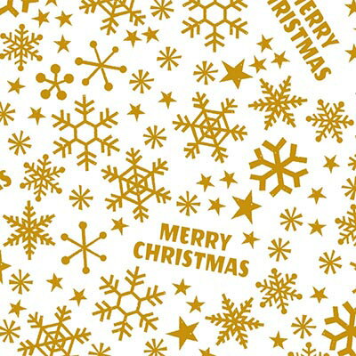 HEIKO クリスマス包装紙 半才 グリッタークリスマス 50枚 クリスマス ラッピングペーパー