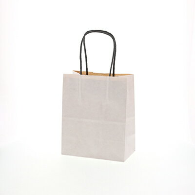 HEIKO 紙袋 25チャームバッグ(丸紐) 18-1 エコデュオWH 50枚