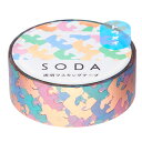 【メール便対応】【KINGJIM】キングジム ソーダ SODA 透明マスキングテープ バード CMTH15-005 15mm×4m ヒトトキ HITOTOKI
