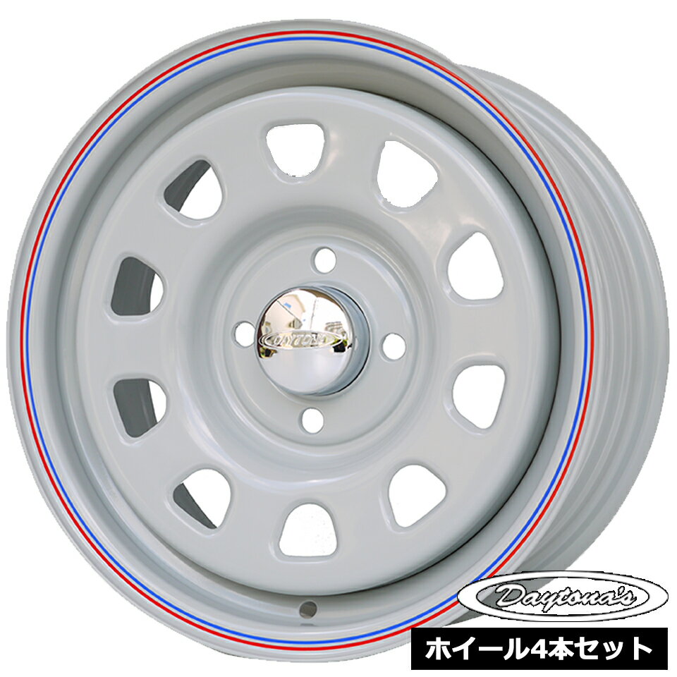 乐天商城 - ホイール4本セット デイトナ DAYTONA'S グレー 14インチ 6.0J 4穴100 +30 プロボックス