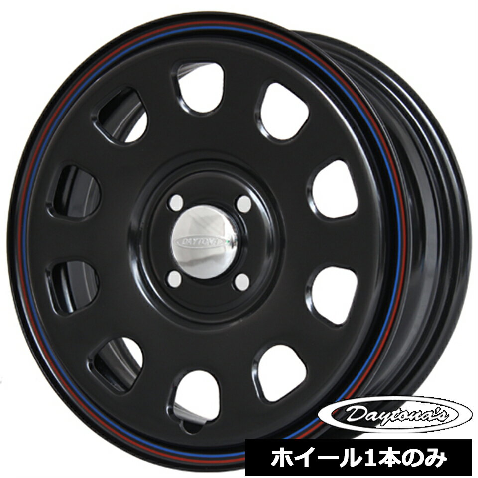 ホイール1本価格 デイトナ DAYTONA'S G2 ブラック 15インチ 5.0J 4穴100 +45