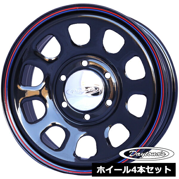 ホイール4本セット デイトナ DAYTONA'S G2 ブラック 16インチ 6.5J 6穴139.7 +38 ハイエース200系