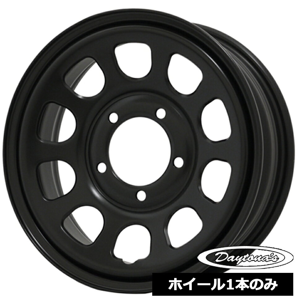 Rakuten - ホイール1本価格 デイトナ DAYTONA'S G2 マットブラック 16インチ 5.5J 5穴139.7 +22 ジムニー JB64W JB23W