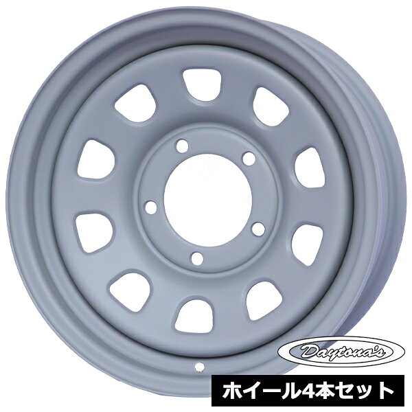 ホイール4本セット デイトナ DAYTONA'S マットグレー 16インチ 6.0J 5穴139.7 ±00 ジムニーシエラ JB74W JB43W