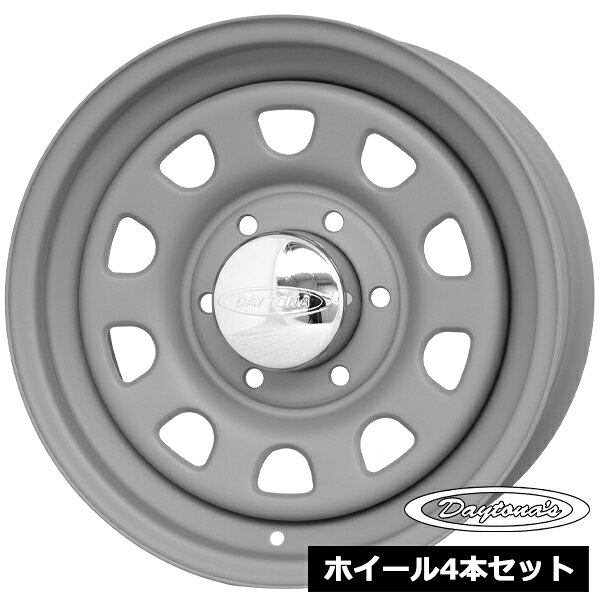 Rakuten - ホイール4本セット デイトナ DAYTONA'S マットグレー 16インチ 7.0J 6穴139.7 +35 ハイエース200系チューナーサイズ