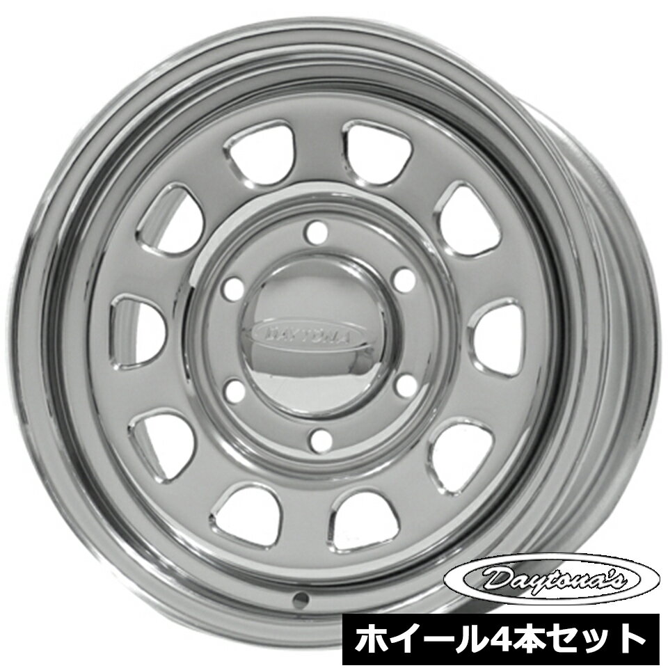 Rakuten - ホイール4本セット デイトナ DAYTONA'S クローム 17インチ 6.5J 6穴139.7 +38 ハイエース200系