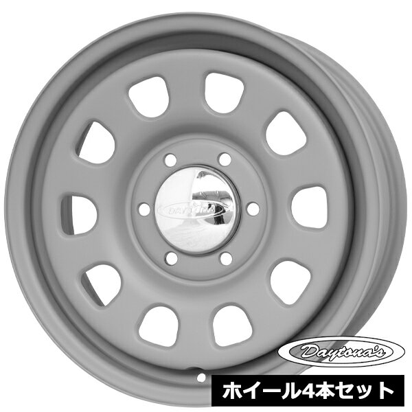 Rakuten - ホイール4本セット デイトナ DAYTONA'S マットグレー 17インチ 6.5J 6穴139.7 +38 ハイエース200系